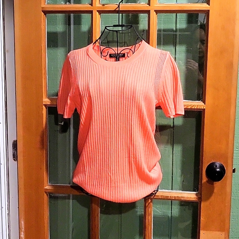 Short sleeved merino wool top from Banana Republic, size small